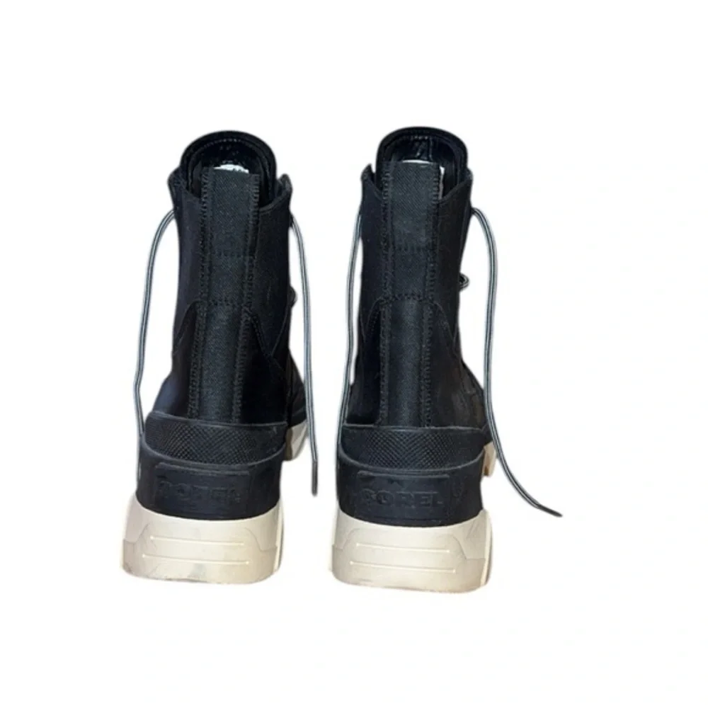 Sorel Brex Black Chalk Lace Up Waterproof Winter Boots Size‎ 6